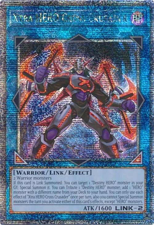 Xtra HERO Cross Crusader [RA04-EN076] Quarter Century Secret Rare | Gam3 Escape