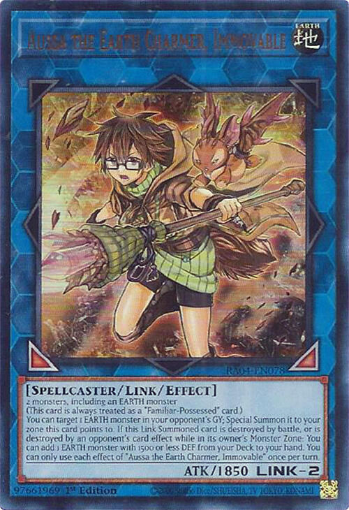 Aussa the Earth Charmer, Immovable [RA04-EN078] Ultra Rare | Gam3 Escape