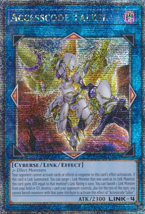 Accesscode Talker (New Art) [RA04-EN079] Quarter Century Secret Rare | Gam3 Escape