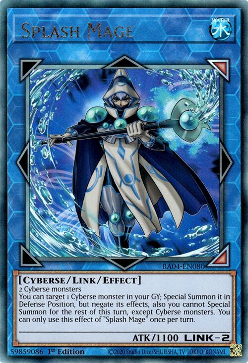 Splash Mage [RA04-EN080] Prismatic Ultimate Rare | Gam3 Escape