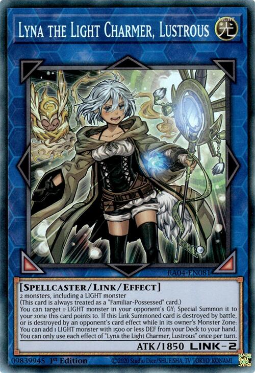 Lyna the Light Charmer, Lustrous [RA04-EN081] Prismatic Collector's Rare | Gam3 Escape