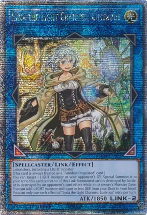 Lyna the Light Charmer, Lustrous [RA04-EN081] Quarter Century Secret Rare | Gam3 Escape