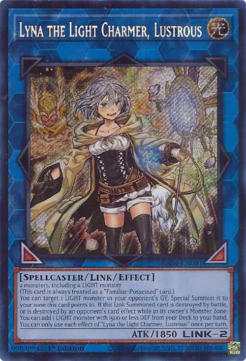 Lyna the Light Charmer, Lustrous [RA04-EN081] Secret Rare | Gam3 Escape