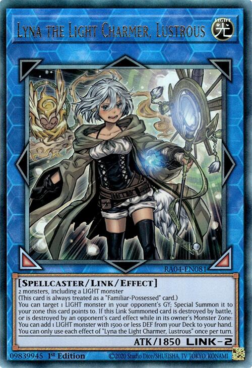 Lyna the Light Charmer, Lustrous [RA04-EN081] Prismatic Ultimate Rare | Gam3 Escape