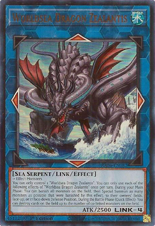 Worldsea Dragon Zealantis [RA04-EN082] Ultra Rare | Gam3 Escape