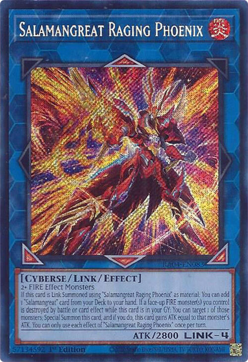 Salamangreat Raging Phoenix [RA04-EN083] Secret Rare | Gam3 Escape