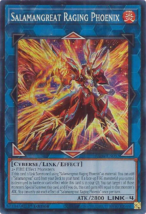 Salamangreat Raging Phoenix [RA04-EN083] Super Rare | Gam3 Escape