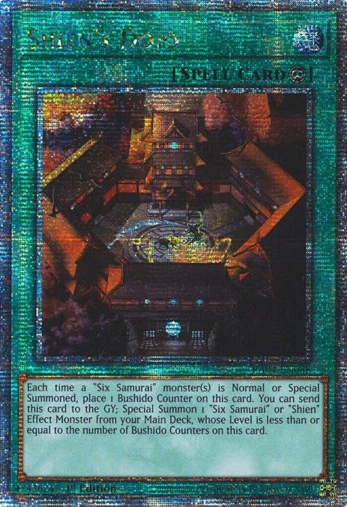 Shien's Dojo [RA04-EN088] Quarter Century Secret Rare | Gam3 Escape