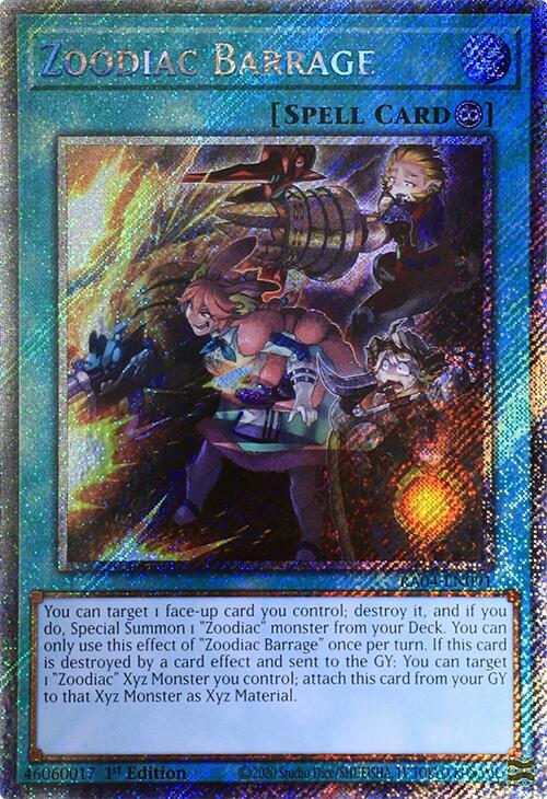 Zoodiac Barrage [RA04-EN091] Platinum Secret Rare | Gam3 Escape