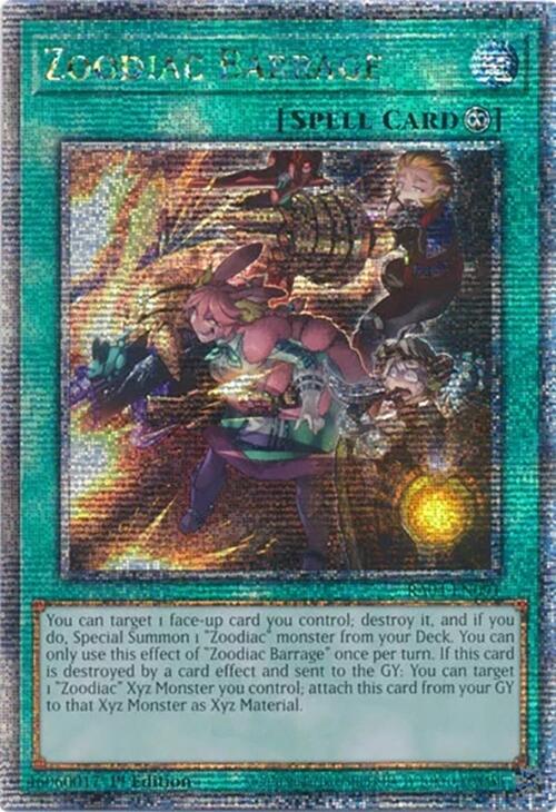 Zoodiac Barrage [RA04-EN091] Quarter Century Secret Rare | Gam3 Escape