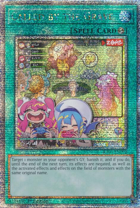 Called by the Grave (New Art) [RA04-EN092] Quarter Century Secret Rare | Gam3 Escape