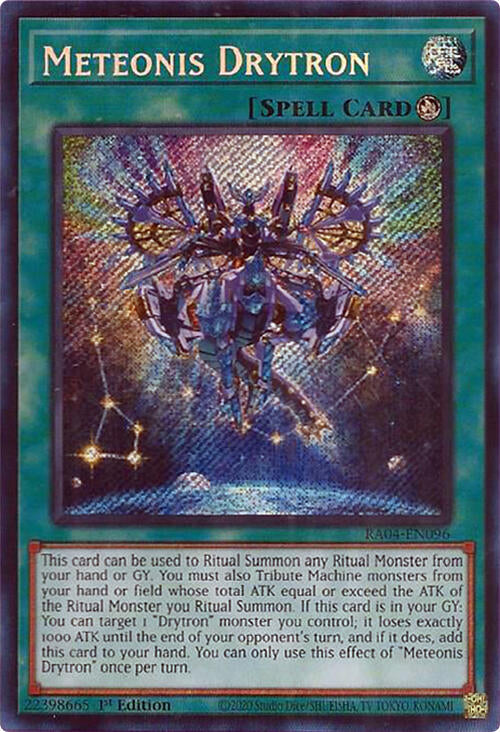 Meteonis Drytron [RA04-EN096] Secret Rare | Gam3 Escape