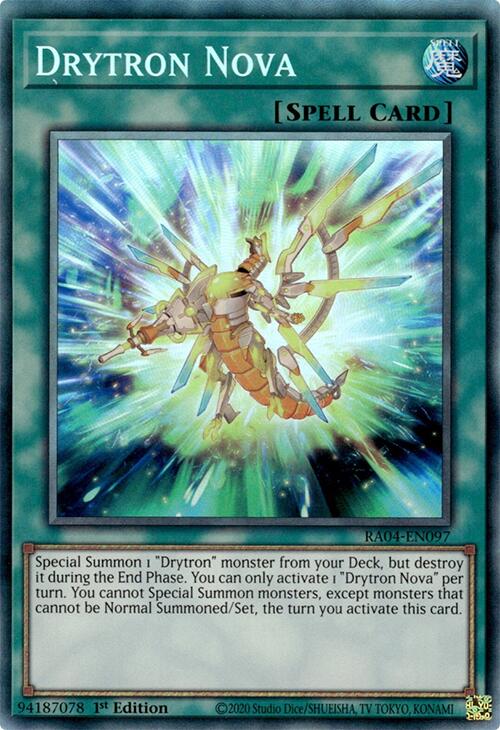 Drytron Nova [RA04-EN097] Prismatic Collector's Rare | Gam3 Escape
