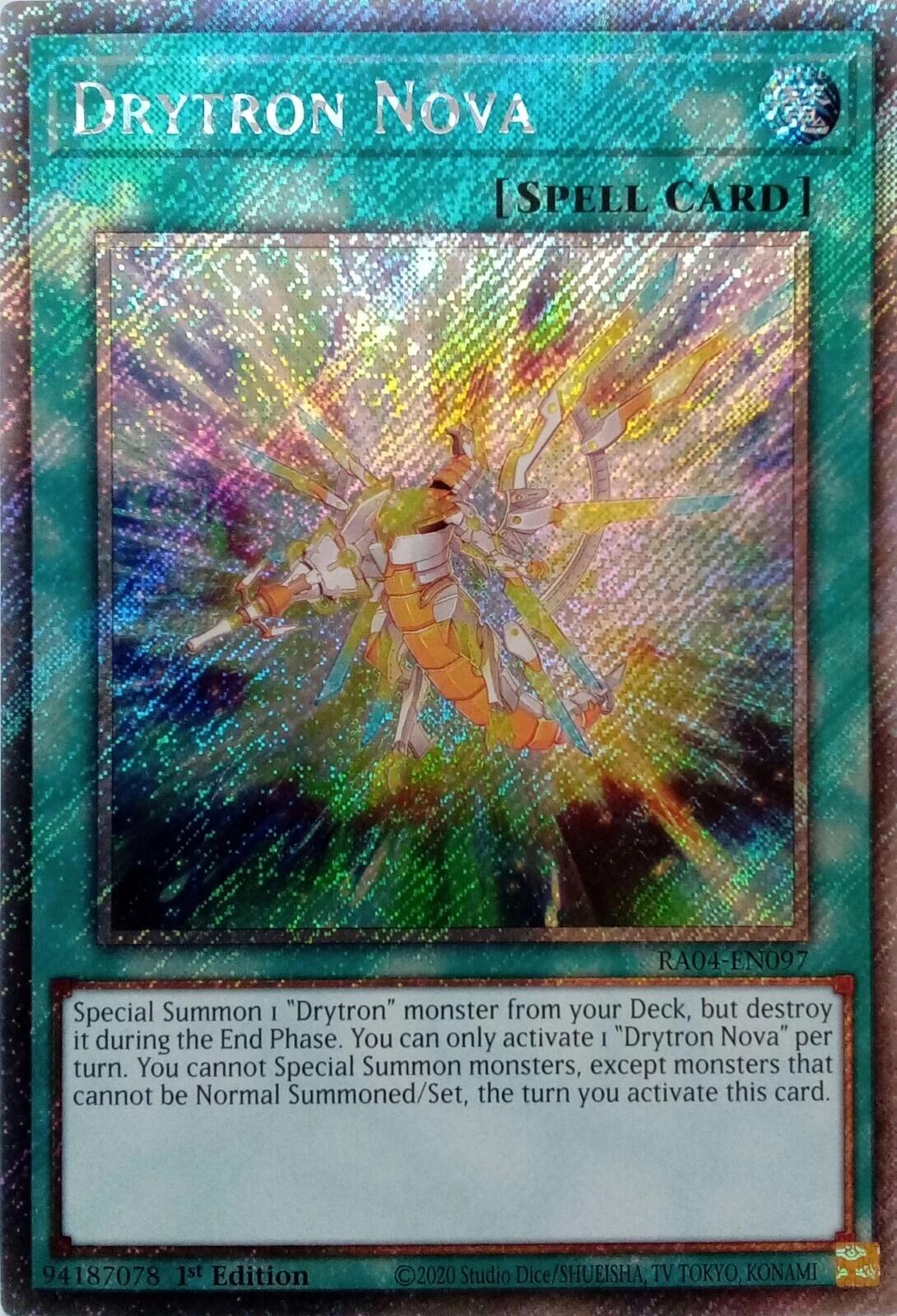 Drytron Nova [RA04-EN097] Platinum Secret Rare | Gam3 Escape