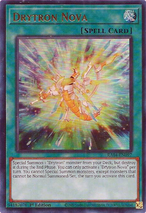 Drytron Nova [RA04-EN097] Ultra Rare | Gam3 Escape