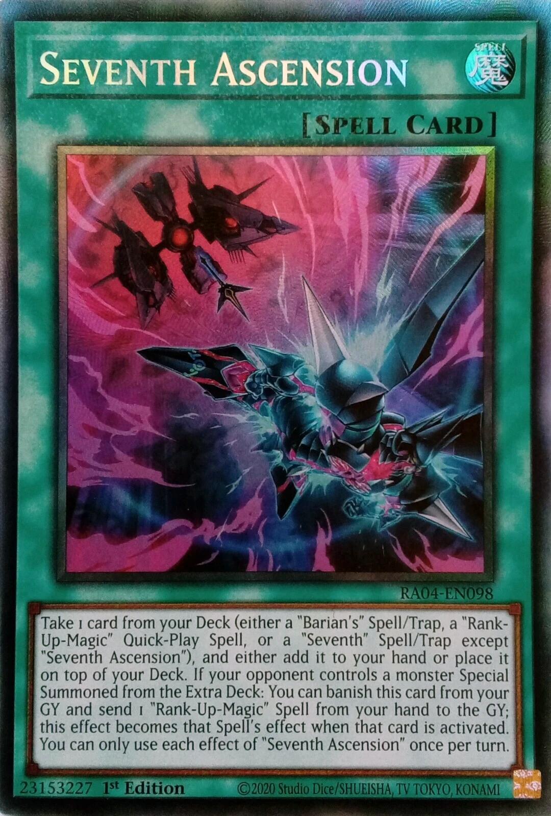 Seventh Ascension [RA04-EN098] Prismatic Collector's Rare | Gam3 Escape