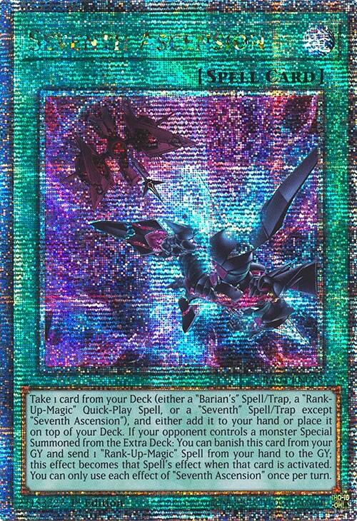 Seventh Ascension [RA04-EN098] Quarter Century Secret Rare | Gam3 Escape