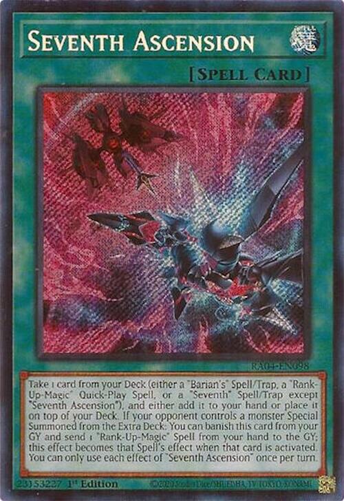 Seventh Ascension [RA04-EN098] Secret Rare | Gam3 Escape