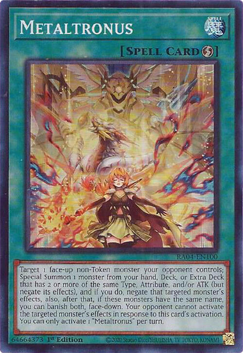 Metaltronus [RA04-EN100] Super Rare | Gam3 Escape