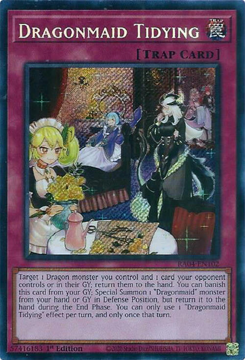 Dragonmaid Tidying [RA04-EN102] Secret Rare | Gam3 Escape