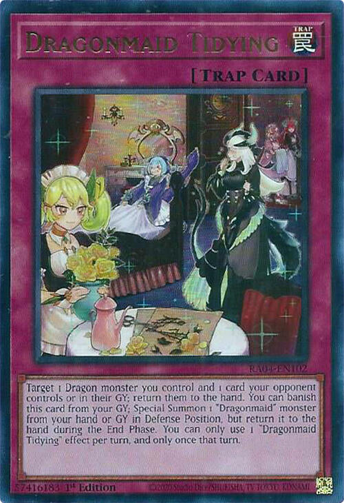Dragonmaid Tidying [RA04-EN102] Ultra Rare | Gam3 Escape