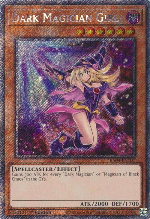 Dark Magician Girl (7th Art) [RA04-EN107] Platinum Secret Rare | Gam3 Escape