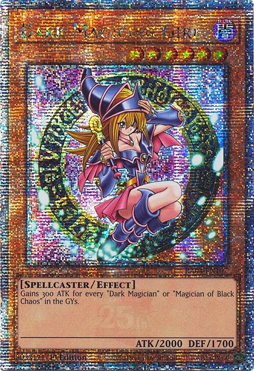 Dark Magician Girl (3rd Art) [RA04-EN107] Quarter Century Secret Rare | Gam3 Escape