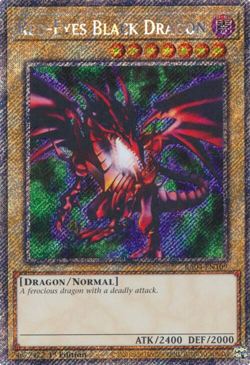 Red-Eyes Black Dragon (4th Art) [RA04-EN109] Platinum Secret Rare | Gam3 Escape