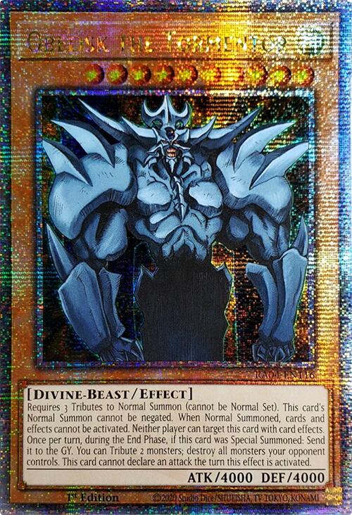 Obelisk the Tormentor [RA04-EN116] Quarter Century Secret Rare | Gam3 Escape