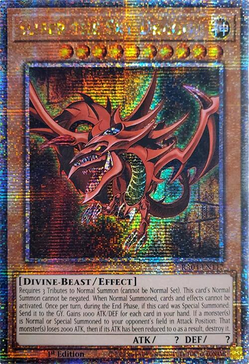 Slifer the Sky Dragon [RA04-EN117] Quarter Century Secret Rare | Gam3 Escape