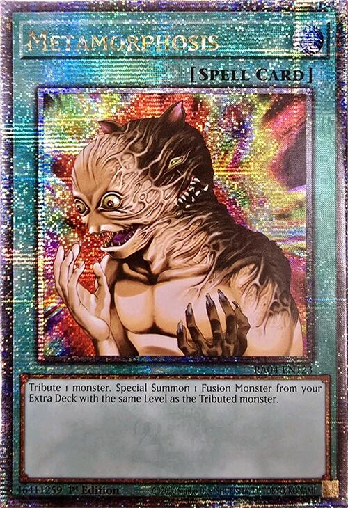 Metamorphosis [RA04-EN123] Quarter Century Secret Rare | Gam3 Escape