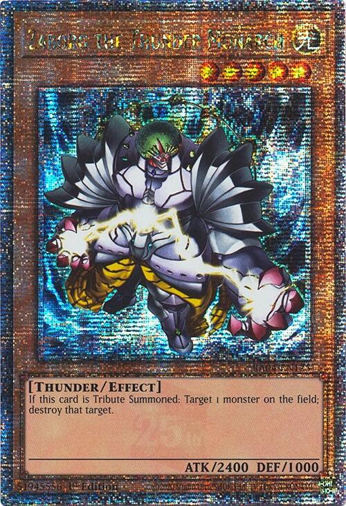 Zaborg the Thunder Monarch [RA04-EN125] Quarter Century Secret Rare | Gam3 Escape