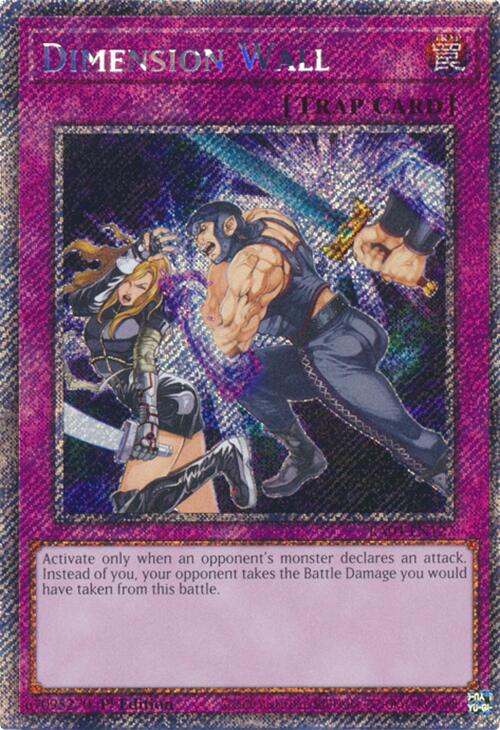 Dimension Wall [RA04-EN127] Platinum Secret Rare | Gam3 Escape