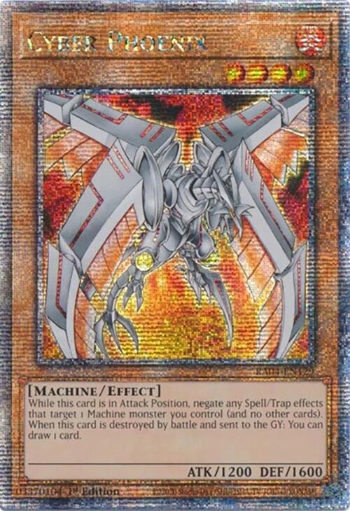 Cyber Phoenix [RA04-EN129] Quarter Century Secret Rare | Gam3 Escape