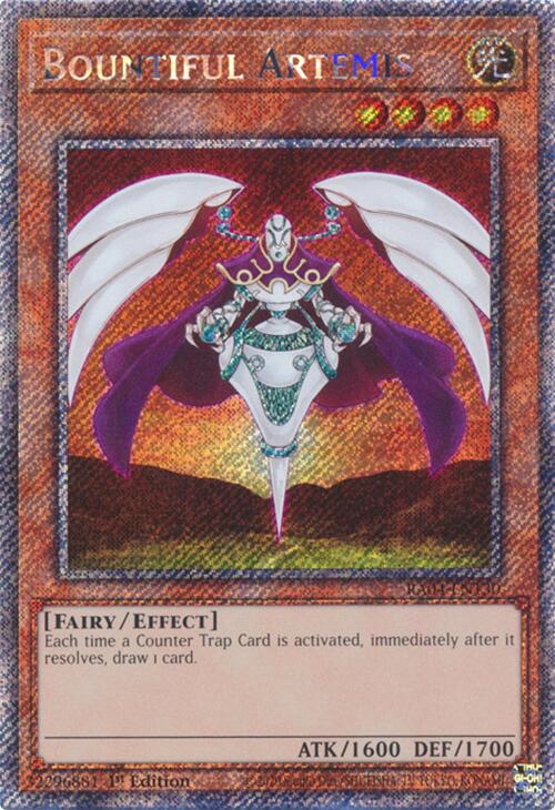 Bountiful Artemis [RA04-EN130] Platinum Secret Rare | Gam3 Escape