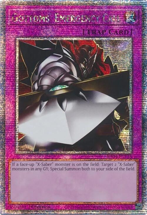 Gottoms' Emergency Call [RA04-EN138] Quarter Century Secret Rare | Gam3 Escape