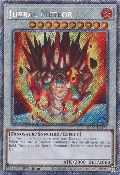 Jurrac Meteor [RA04-EN139] Platinum Secret Rare | Gam3 Escape