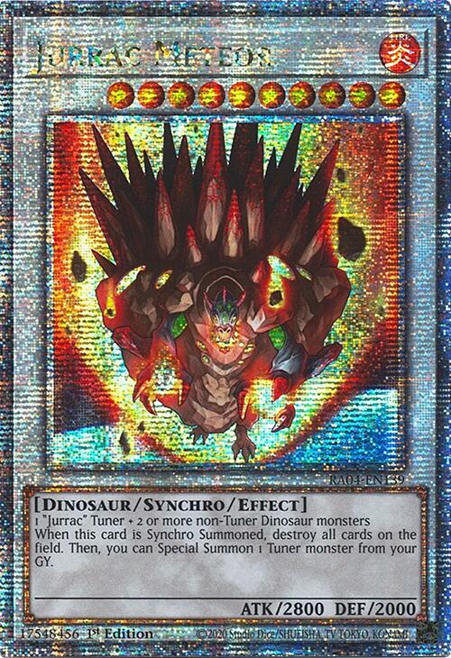Jurrac Meteor [RA04-EN139] Quarter Century Secret Rare | Gam3 Escape