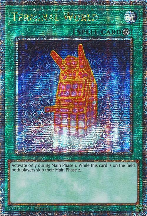 Terminal World [RA04-EN148] Quarter Century Secret Rare | Gam3 Escape