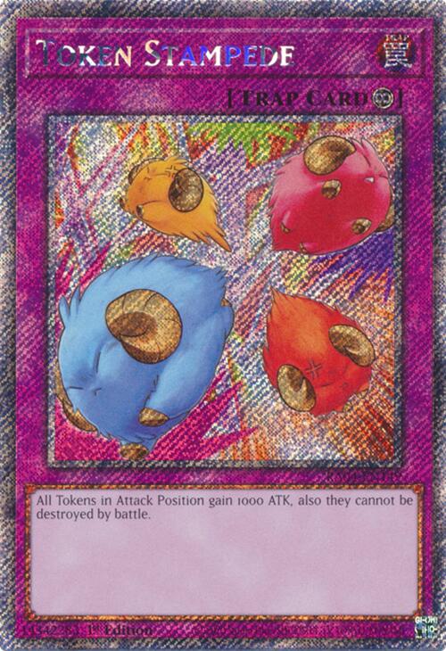 Token Stampede [RA04-EN149] Platinum Secret Rare | Gam3 Escape