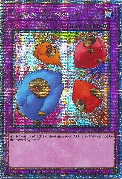 Token Stampede [RA04-EN149] Quarter Century Secret Rare | Gam3 Escape