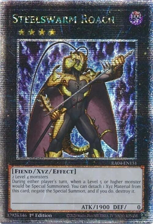 Steelswarm Roach [RA04-EN151] Quarter Century Secret Rare | Gam3 Escape