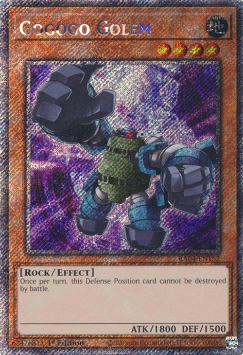 Gogogo Golem [RA04-EN152] Platinum Secret Rare | Gam3 Escape