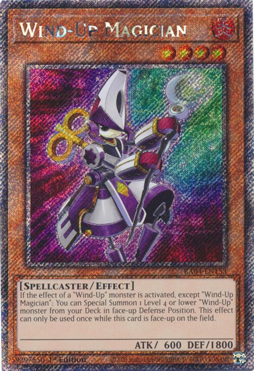Wind-Up Magician [RA04-EN153] Platinum Secret Rare | Gam3 Escape