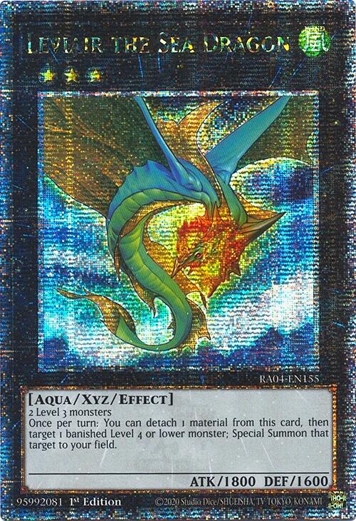 Leviair the Sea Dragon [RA04-EN155] Quarter Century Secret Rare | Gam3 Escape