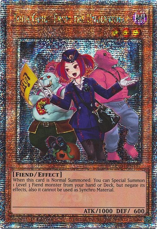 Tour Guide from the Underworld (Alternate Art) [RA04-EN157] Quarter Century Secret Rare | Gam3 Escape