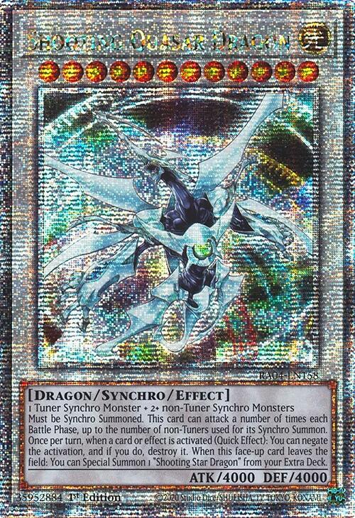 Shooting Quasar Dragon [RA04-EN158] Quarter Century Secret Rare | Gam3 Escape