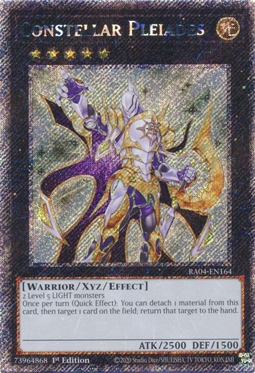 Constellar Pleiades [RA04-EN164] Platinum Secret Rare | Gam3 Escape