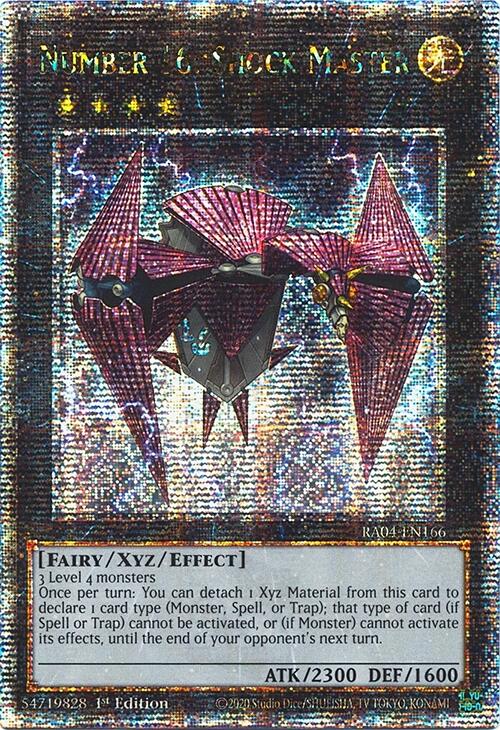 Number 16: Shock Master [RA04-EN166] Quarter Century Secret Rare | Gam3 Escape