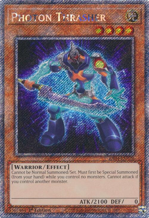 Photon Thrasher [RA04-EN170] Platinum Secret Rare | Gam3 Escape